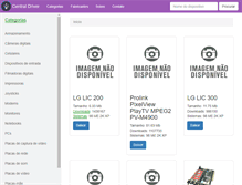 Tablet Screenshot of centraldriver.com.br